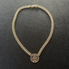14KT Gold Necklace with Centre Hope-Knot Pendant